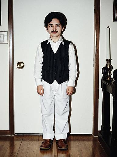 Young Man Wearing Pesach Costume