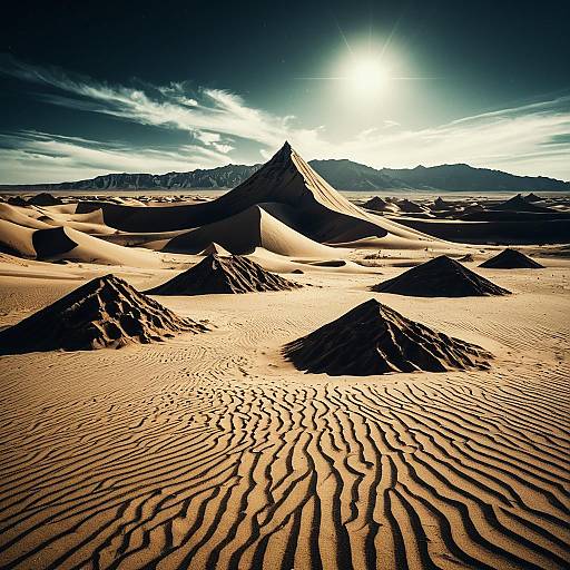 Alien Desert with Sand Shapeshifters