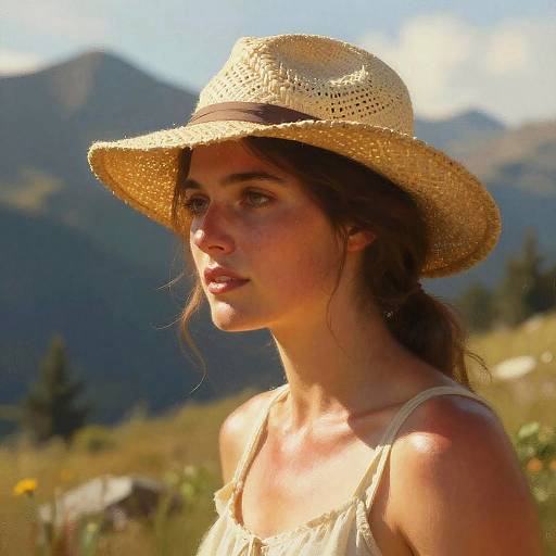 Sunburnt Woman in Avila Mountains