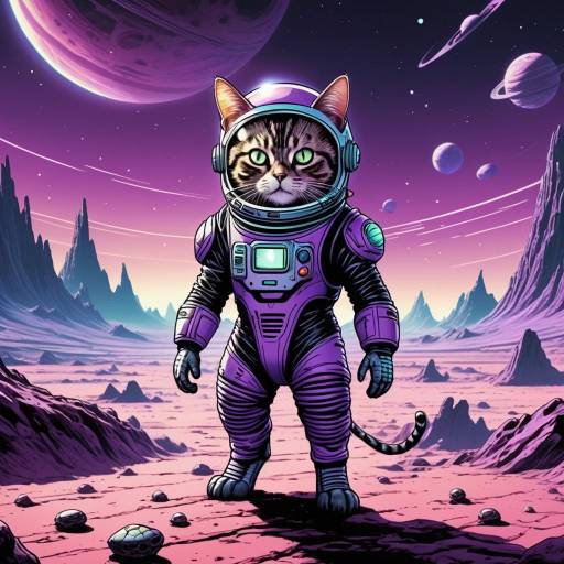 Vintage Manga: Alien Cat in Space Vintage Manga: Alien Cat in Space