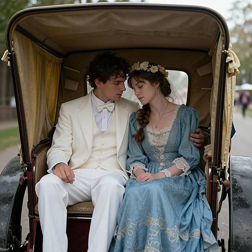 Vintage Carriage Romance and Nostalgia