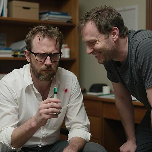 Intense Encounter in a Cluttered Room