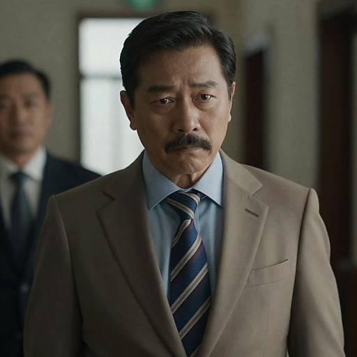 Portrait of a Middle-Aged Man in Suit