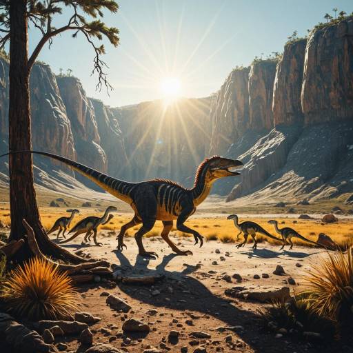 Deinonychus and Dinlings in Prehistoric Landscape Deinonychus and Dinlings in Prehistoric Landscape