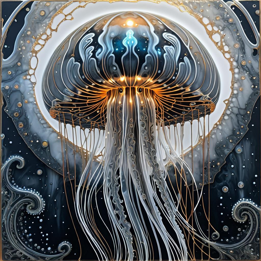 Biomechanical Jellyfish: An H.R. Giger Tribute