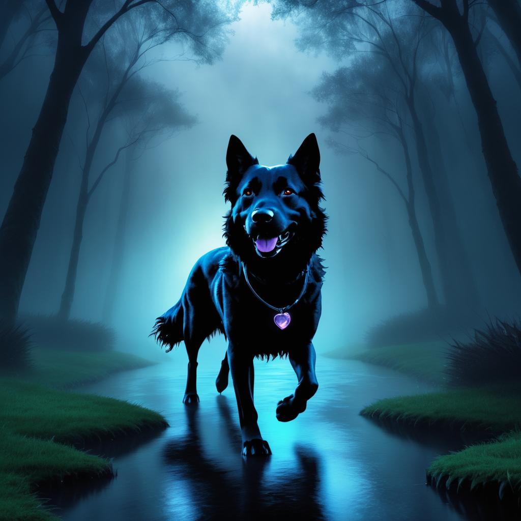 Dreamy Horror: Fantasy Canine Adventure