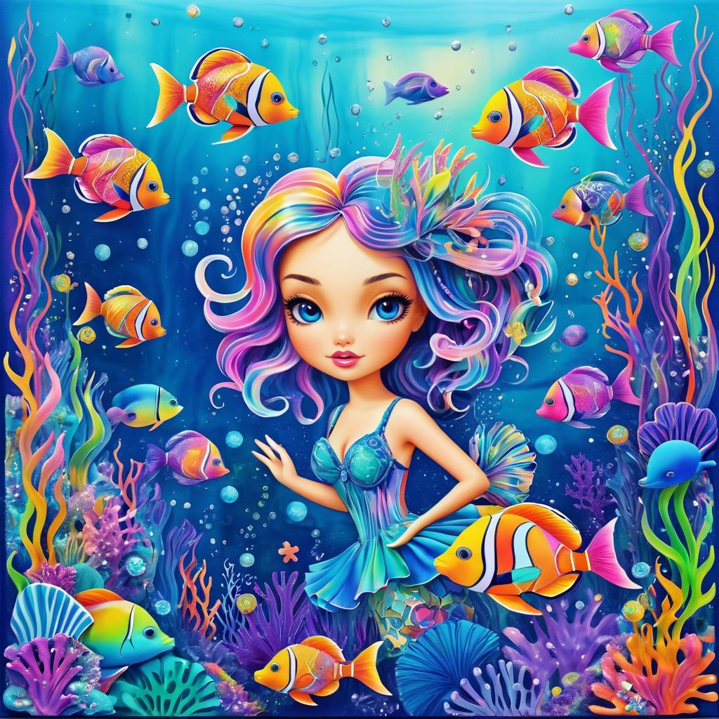 Surreal Whimsical Underwater Fantasy Art