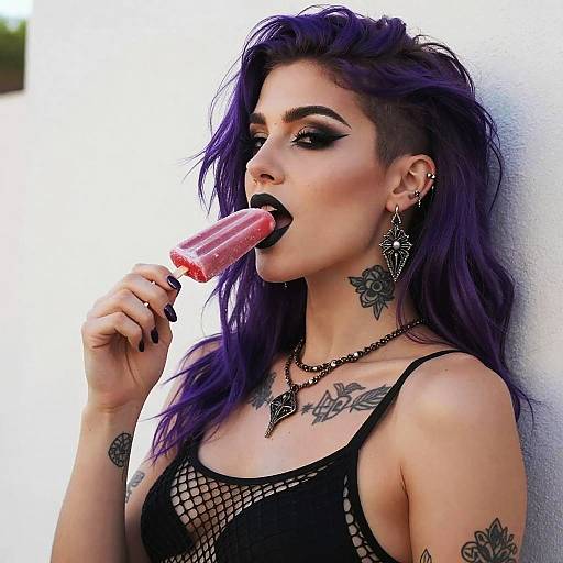 Colorful Photorealistic Portrait of Girl