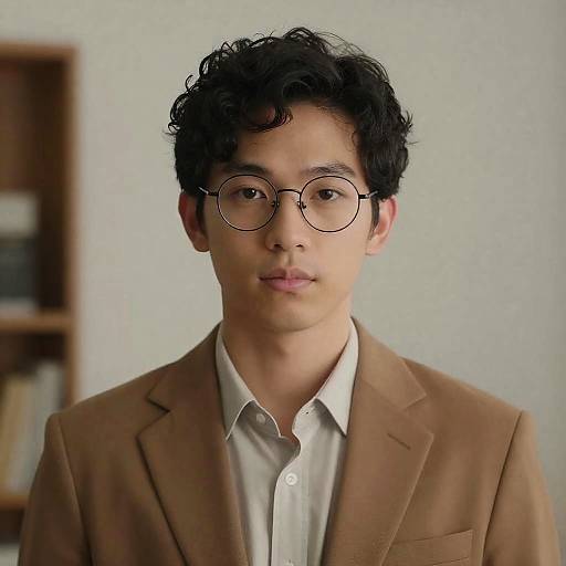 Young Man Portrait in Casual Setting