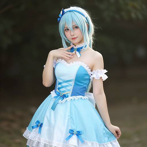 Top Female Cosplayer Posing Elegantly