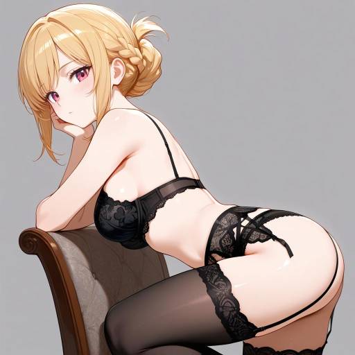 Elegant Lingerie Portrait of Young Lady Elegant Lingerie Portrait of Young Lady