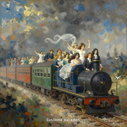 Ethereal Spirit Train to Afterlife