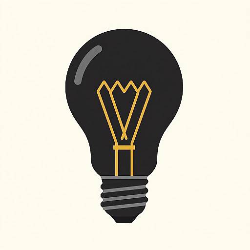 Vintage Bulb with Golden Filament