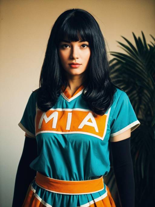 Realistic Man Cosplaying as Mia