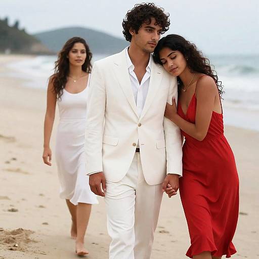 Beach Moment: Love and Friendship Captured