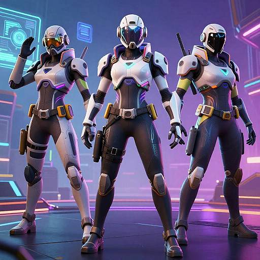 Futuristic Fortnite Battle Armor Concepts