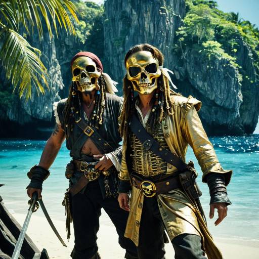 Futuristic Pirates in Glamorous Adventure
