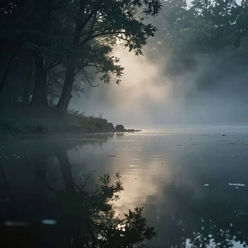 Ethereal Boundary of Light and Reflection