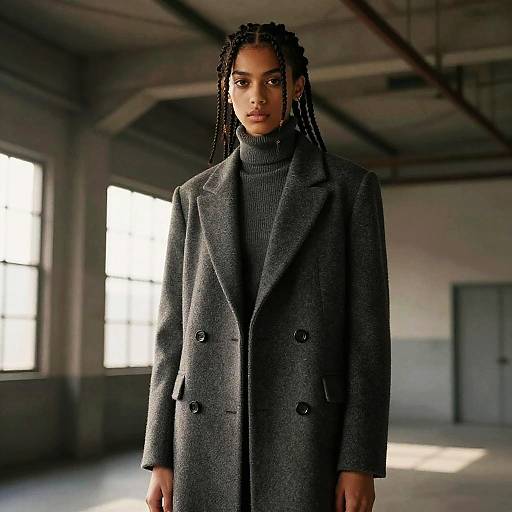 Androgynous Five-Strand Braid Fashion Editorial