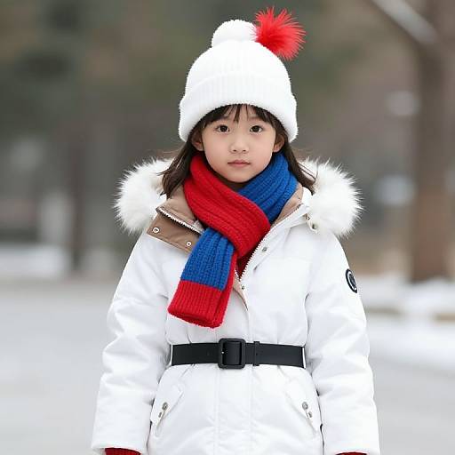 Winter Fashion with Colorful Accessories