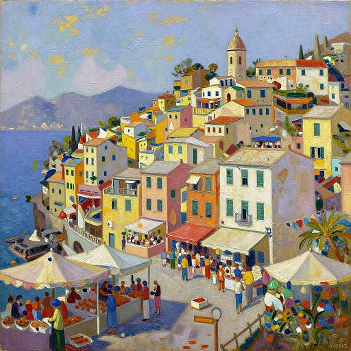 Colorful Mediterranean Landscapes in Impressionism