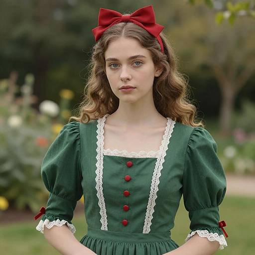 Victorian Portrait of a Serene Woman