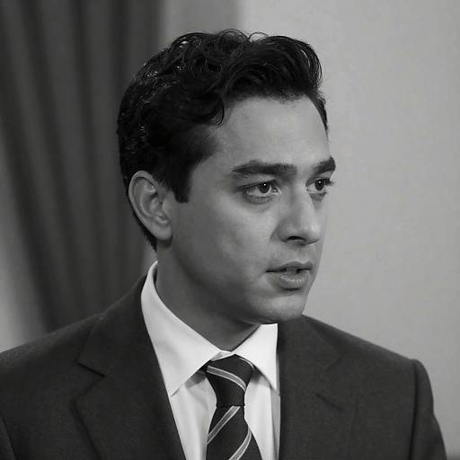 Dramatic Black and White Portrait Shot