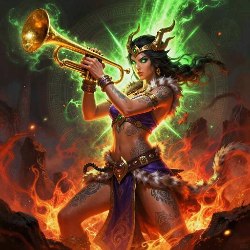 Ivory-Plated Mythical Guardian Woman