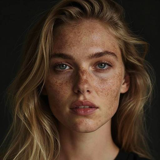 Cinematic Moody Portrait of Scandinavian Woman