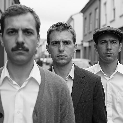 Three Men on a City Street