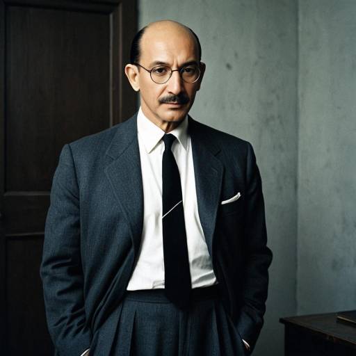 Man in 1940s Polish Jewish Intellectual Style Suit