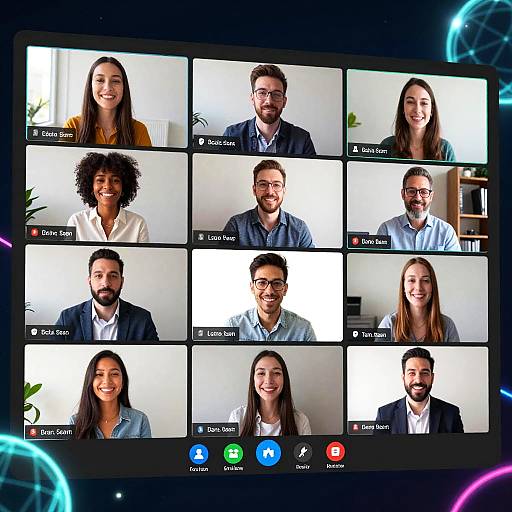 Futuristic Global Virtual Meeting