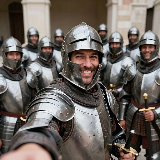 Janissaries Group Portrait Selfie