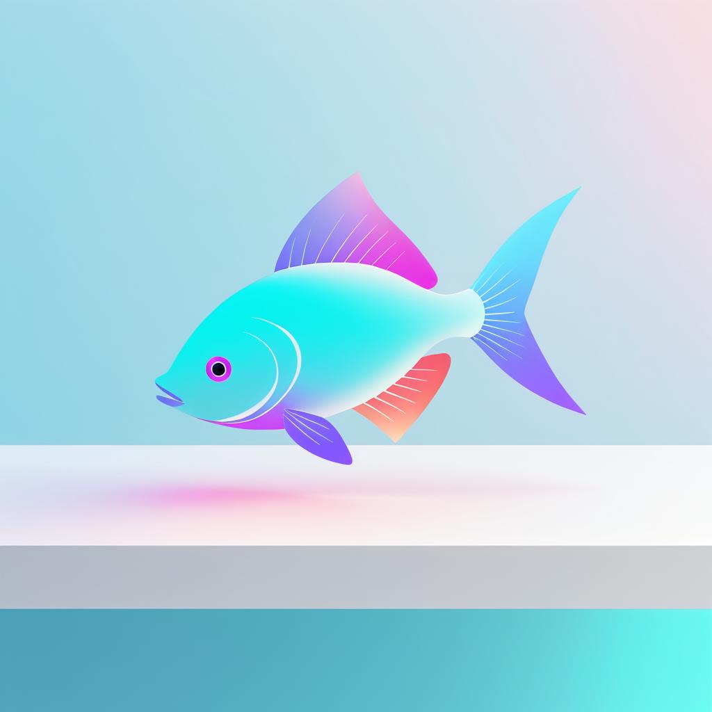 Modern Minimalistic Fish Logo Design