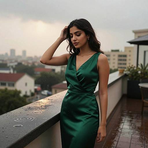 Emerald Elegance at Twilight Terrace