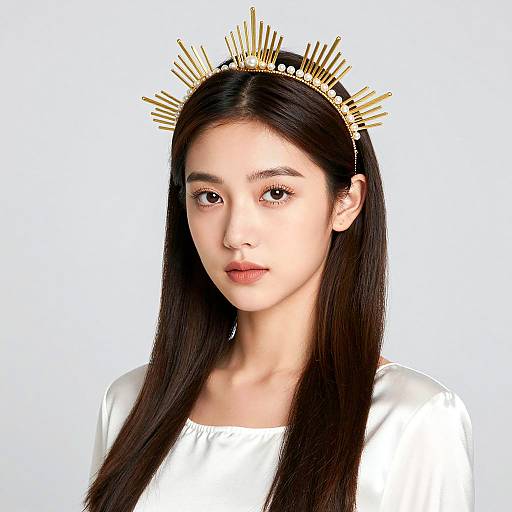 Elegant Portrait of a Young Woman