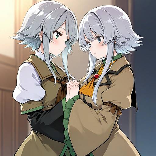 Illustration of Houlen yabusame, len'en in the style of Tousen