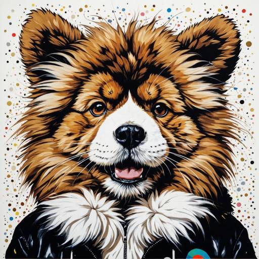 Cool Furry Male Self-Portrait with Tufted Fur