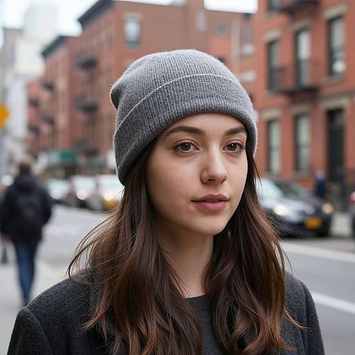 Young Woman on NYC Street