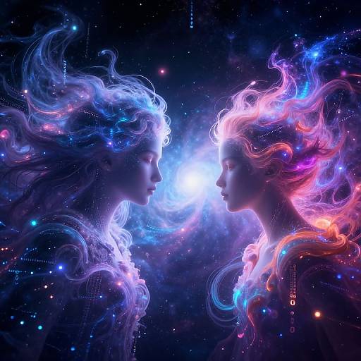 Cosmic Forces of Digital Creativity