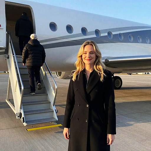 Blonde Woman Smiling by Silver Jet