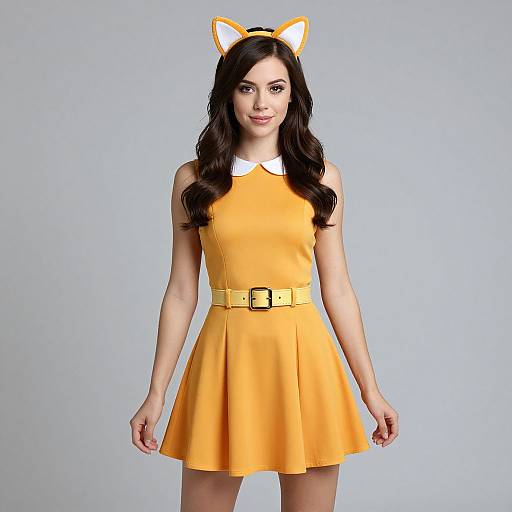 Adult Daphne Costume with Cat Ears