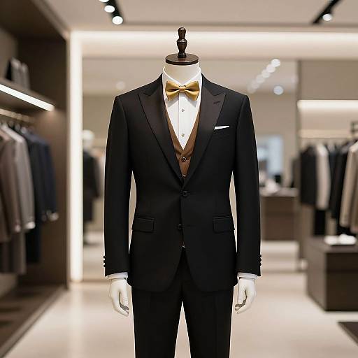Sophisticated Mannequin in Elegant Suit