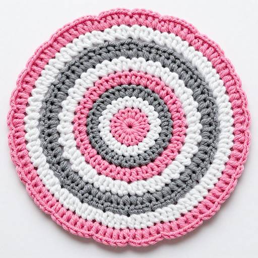 Circular Crochet Mandala Art