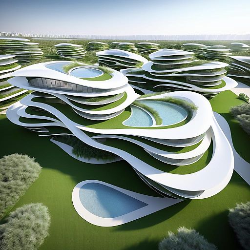 Futuristic Eco-Friendly Housing Design Futuristic Eco-Friendly Housing Design