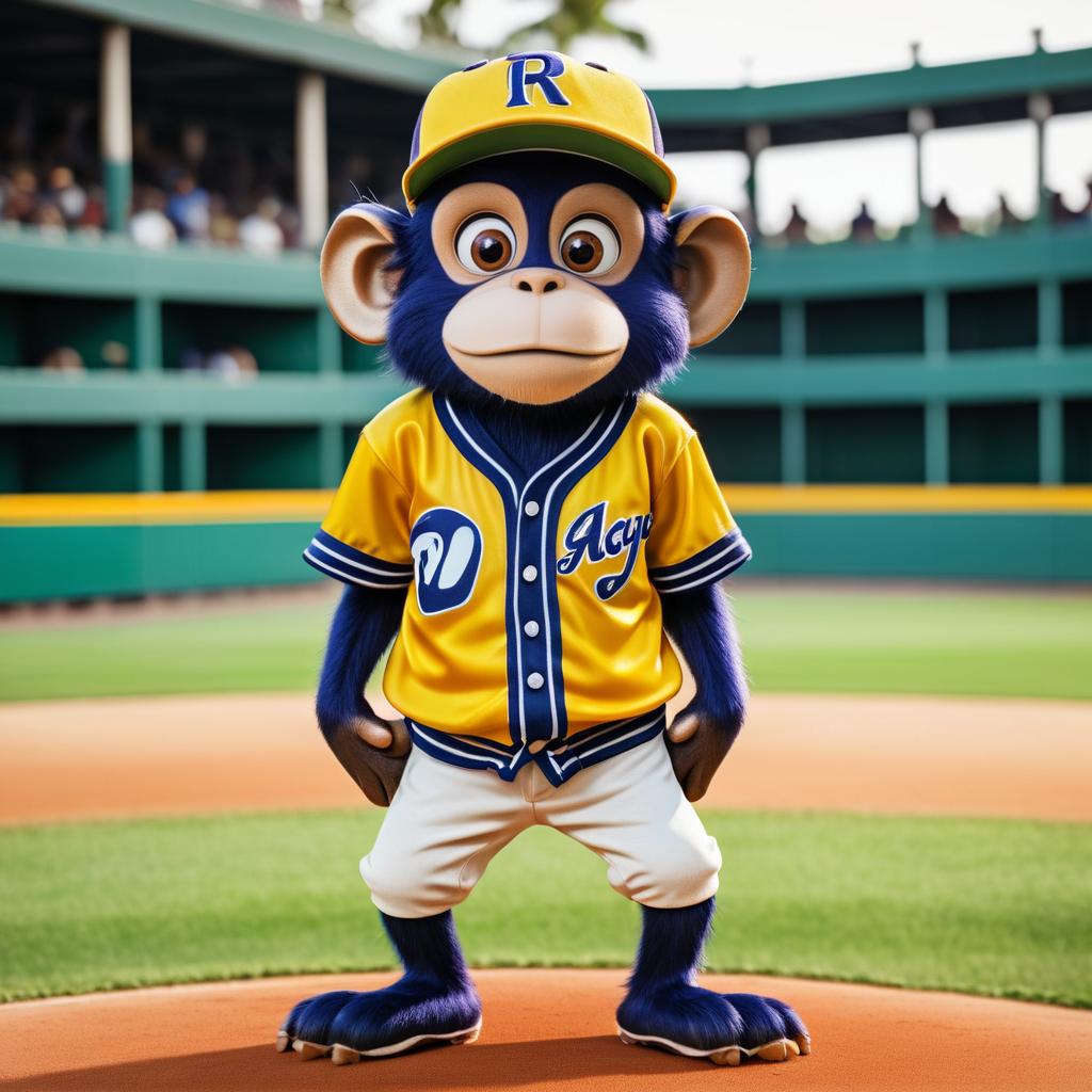 Baseball Monkey in Action: A Photographic Delight