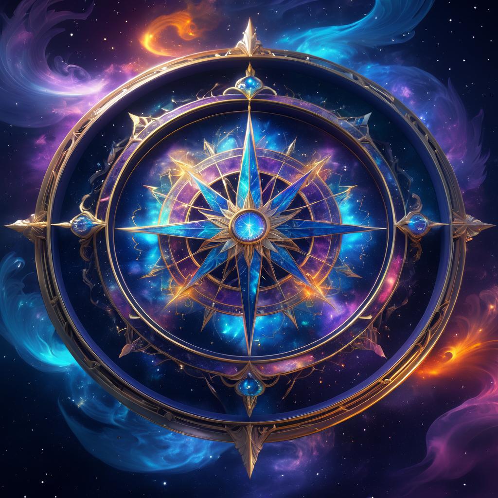 Celestial Compass of Cosmic Magic