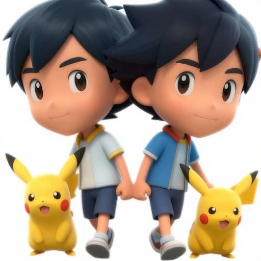 Two Boys Walking with Pokémon