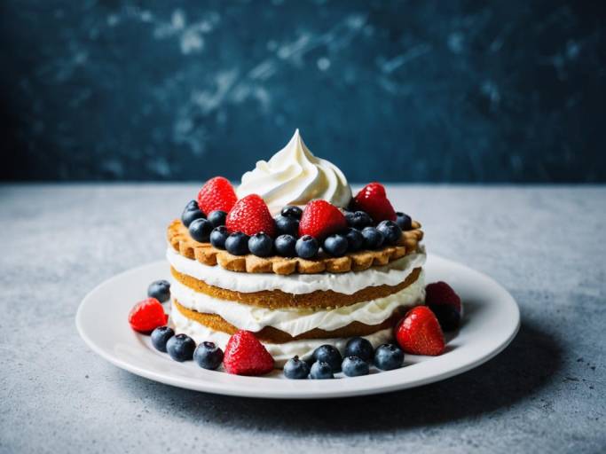 Delicious Dessert Wallpaper Background Design