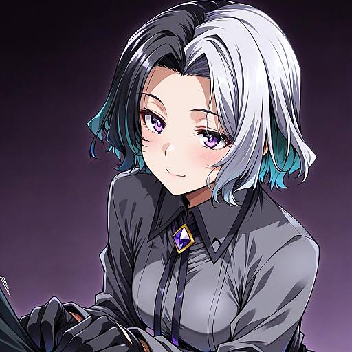 Illustration of Amethio (pokemon), pokemon in the style of Hemogurobin a1c